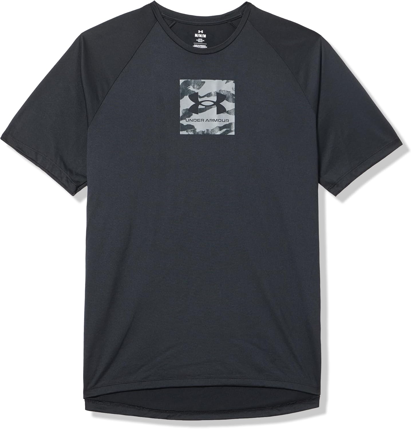 

Under Armour мужская футболка Tech Print Fill с коротким рукавом и круглым вырезом, (002) Black/White, Белый, Under Armour мужская футболка Tech Print Fill с коротким рукавом и круглым вырезом, (002) Black/White