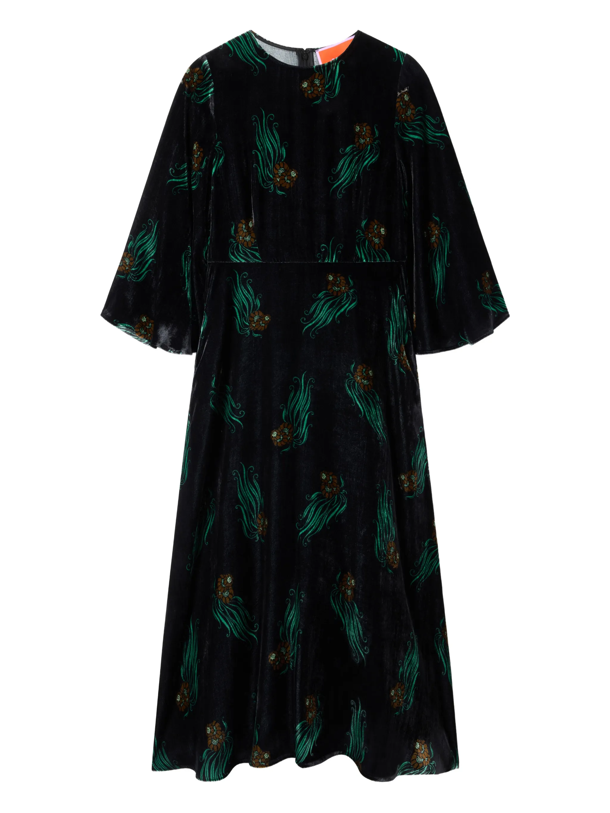 

Платье миди Sorella с принтом La Doublej, черный