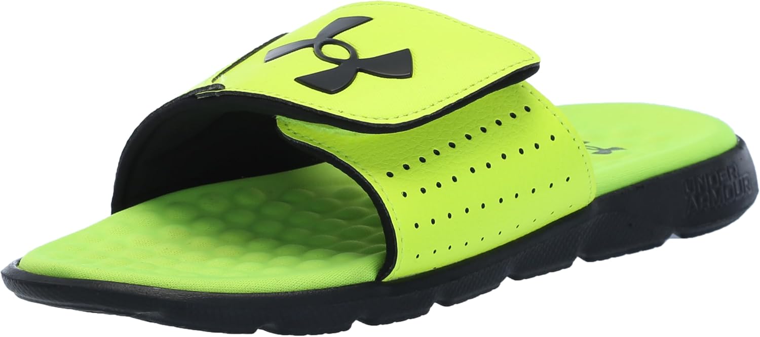 

Under Armour мужские слайды Ignite Pro, (302) High-Vis Yellow/Black/Black