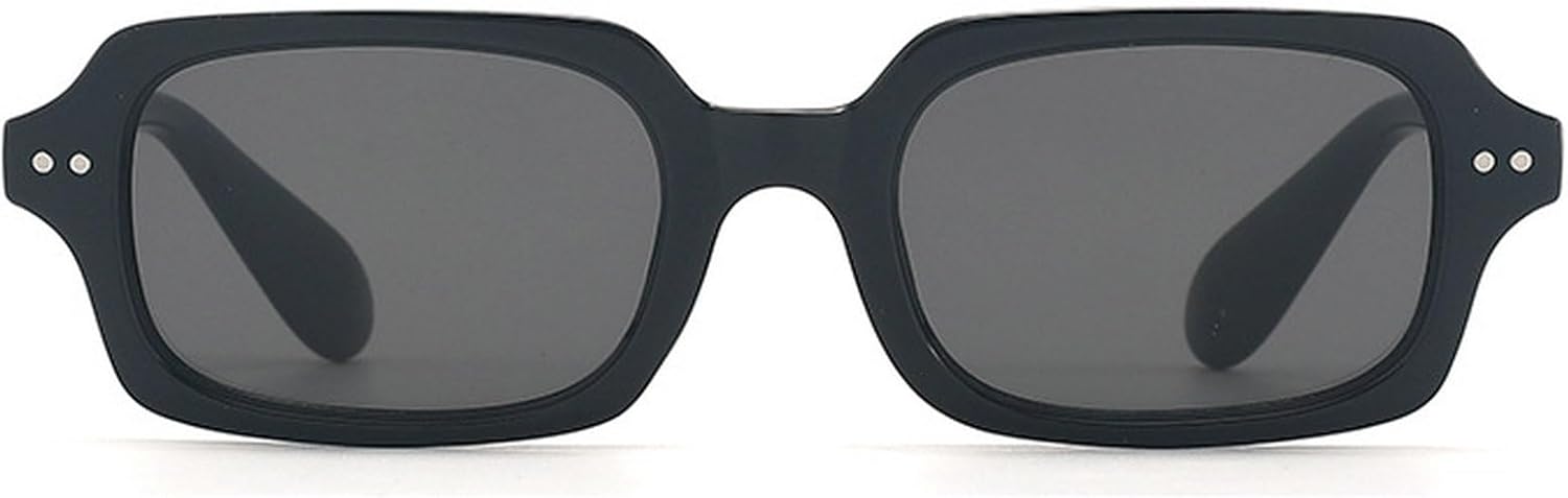 

Популярные женские квадратные солнцезащитные очки, мужские винтажные очки с заклепками в стиле панк, женские солнцезащитные очки с защитой от УФ-излучения UV400, модные мужские солнцезащитные очки mincl, Black