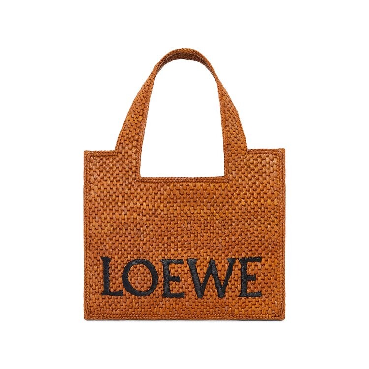

Сумка-тоут Loewe Font Tote Small Bag, цвет Honey/Gold