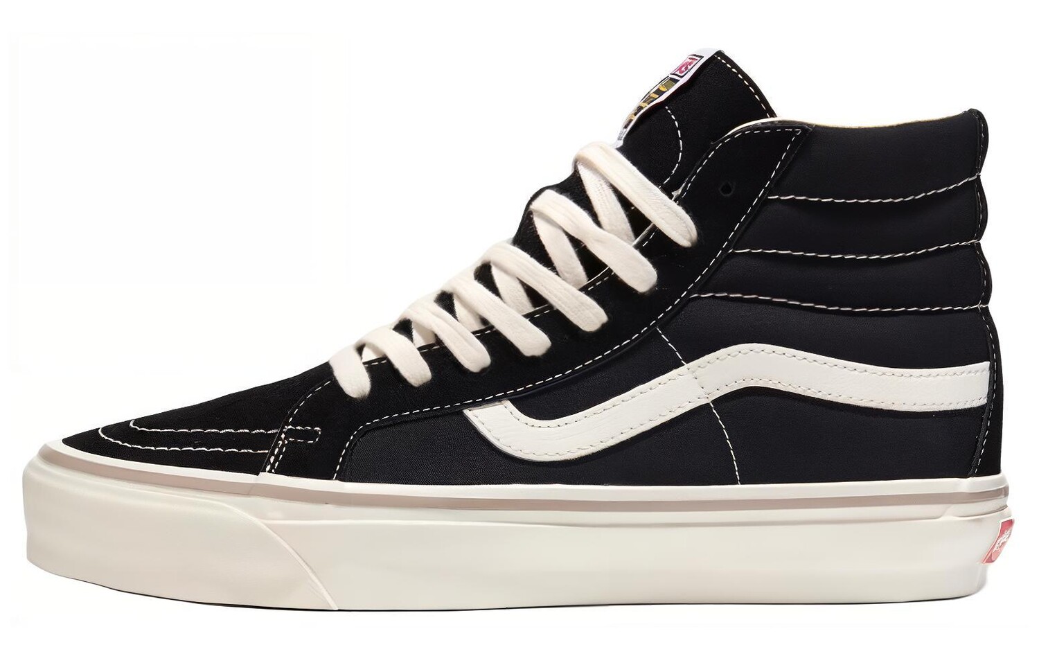

Кроссовки Vans SK8 Skateboarding Shoes Unisex High-top Black/White, черный/белый