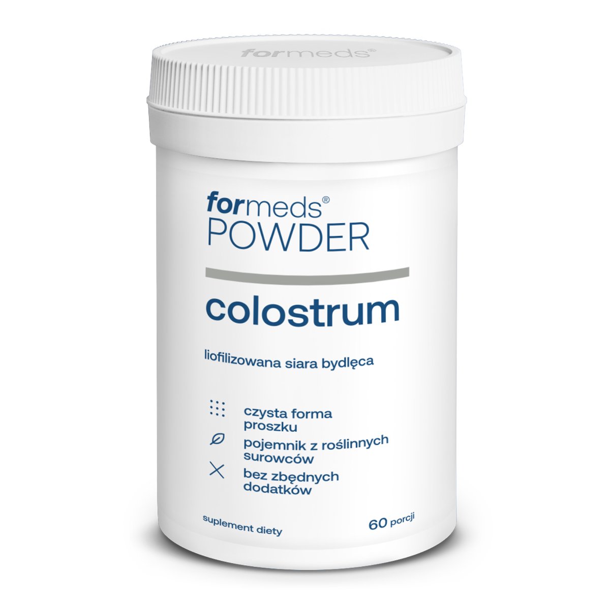 

ForMeds Powder Colostrum Сухое коровье молоко, Биологически активная добавка, 60 порций Inna Marka