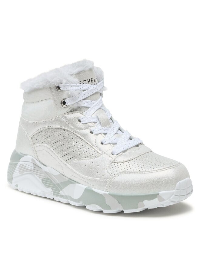Кроссовки Uno Lite Camo Dazzle Skechers, серебро — фото 2
