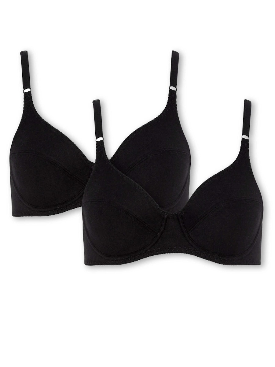 

Бюстгальтер-футболка BeeDees Bügel-BH RocknRoll W (2-er Pack), черный