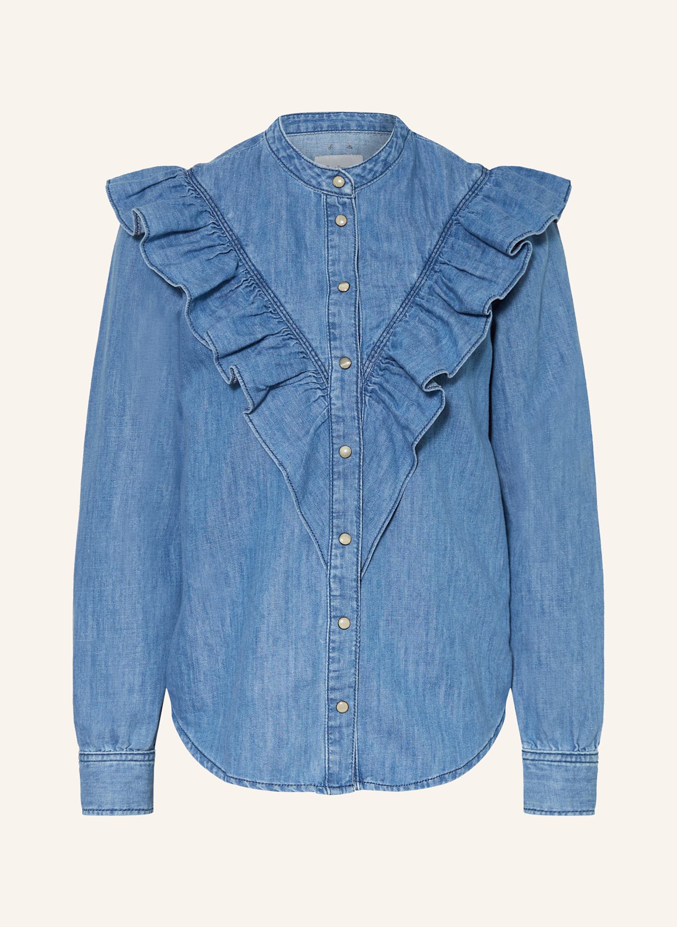 

Блузка Катя в джинсовом стиле Pepe Jeans, синий