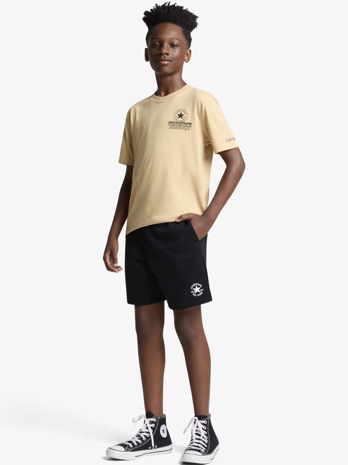 Брюки Converse Regular ULTIMATE ESSENTIAL черного цвета — фото 4