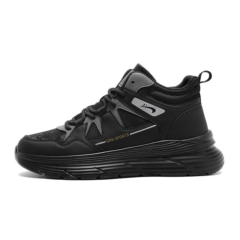 

Износостойкие и легкие полувысокие повседневные кроссовки Men's K-bird, черный