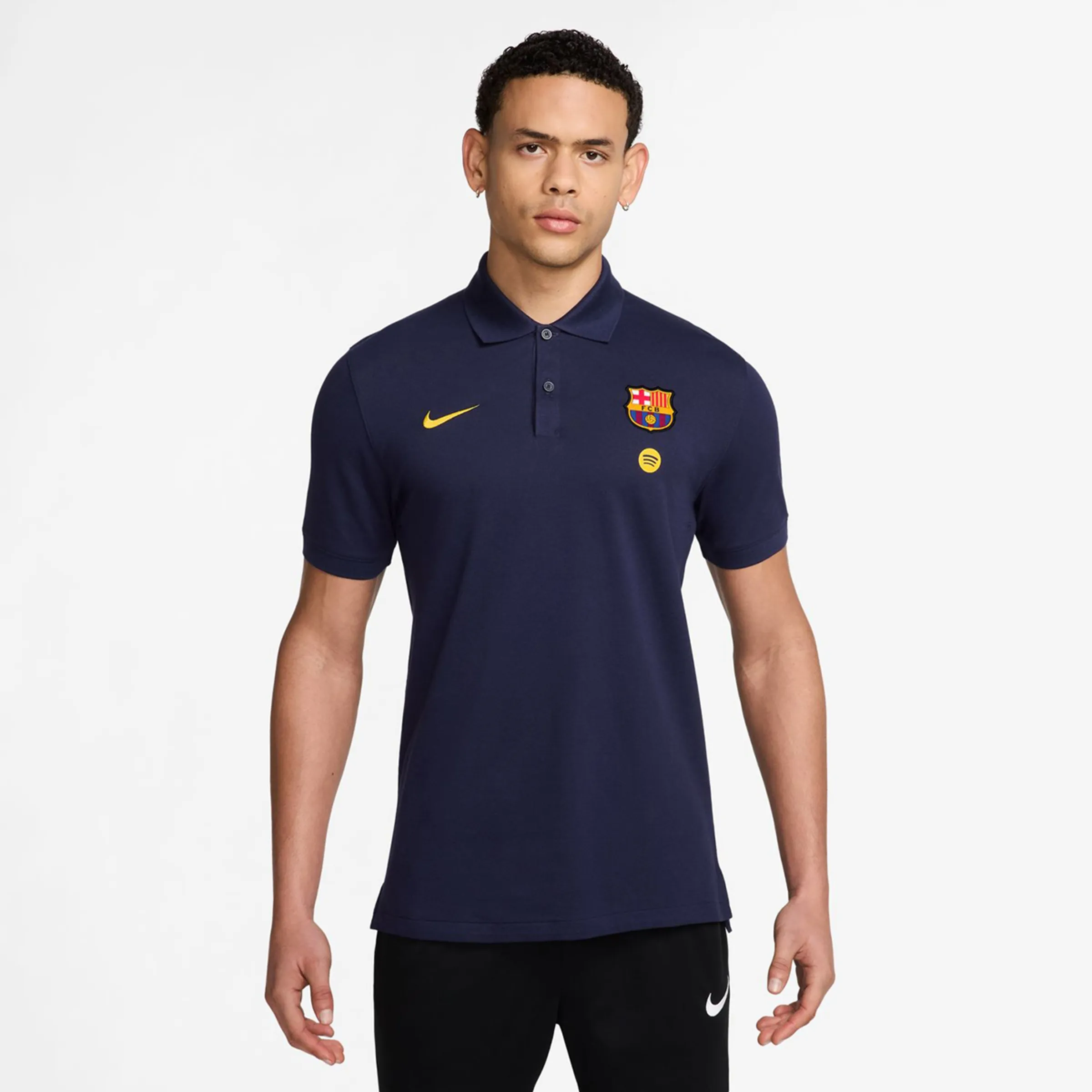 

Футболка поло мужская FC Barcelona 2025-2026 The Polo DF Slim 2.0 Nike, фиолетовый