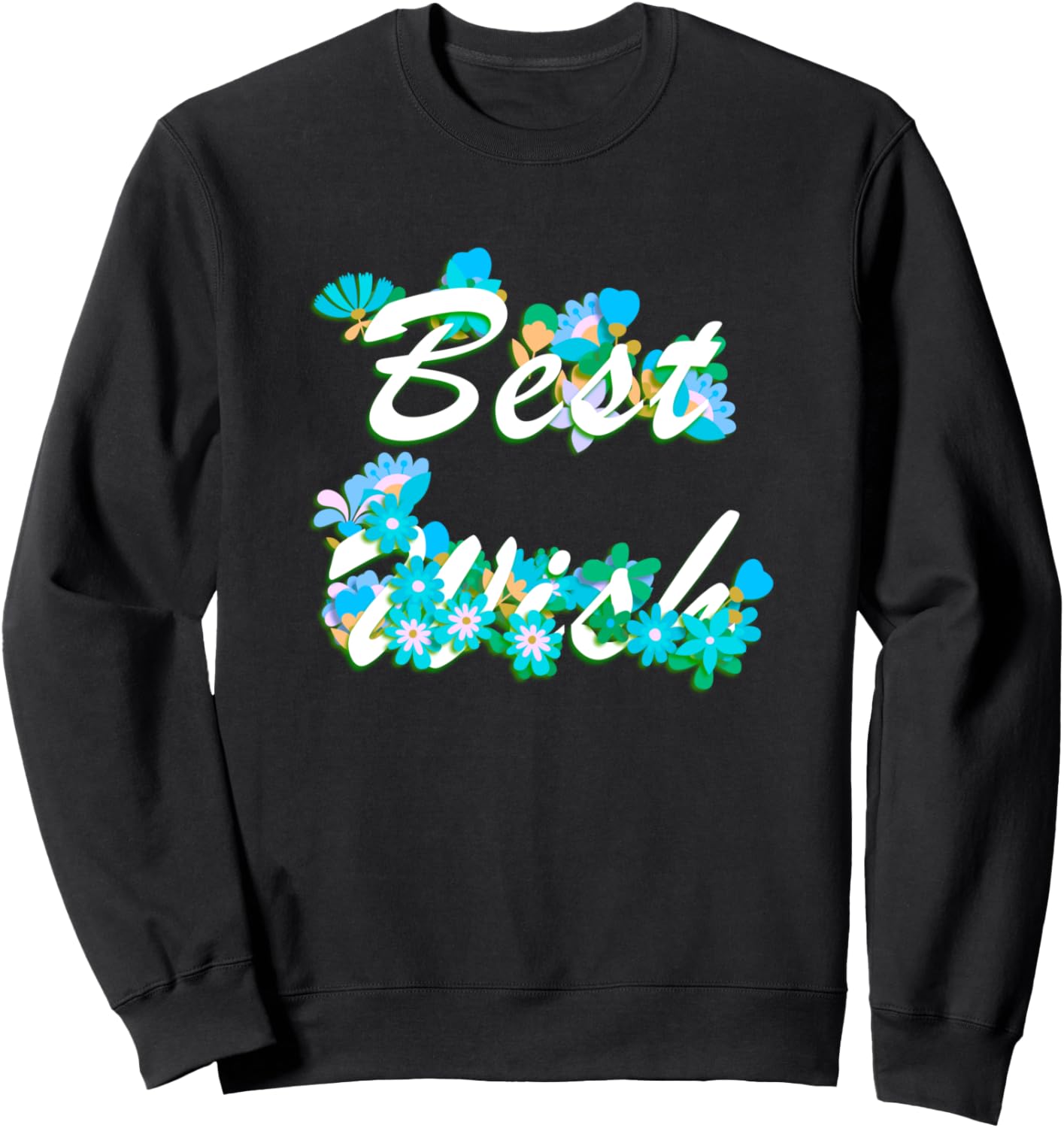 

Толстовка с надписью «Наилучшие пожелания ко Дню святого Валентина» Blooming Love Gifts, черный