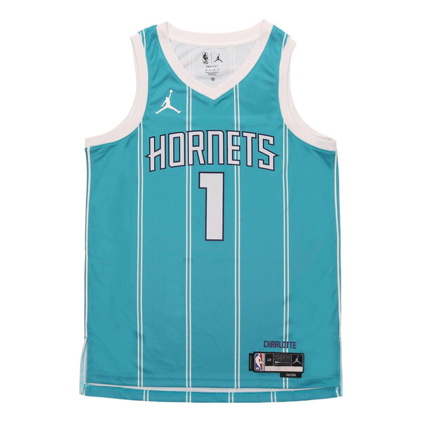 

Майка Air Jordan Dri-FIT NBA Charlotte Hornets Lamelo Ball Icon Edition 2022/23 Swingman Jersey 'Green', зеленый
