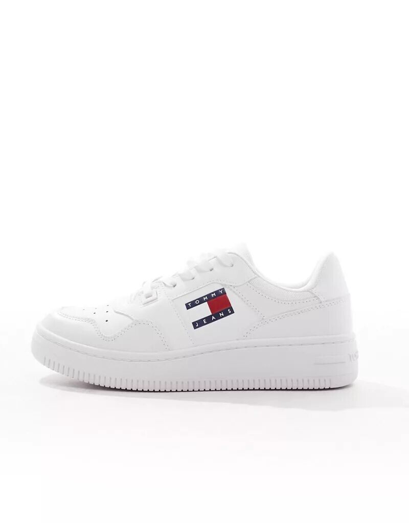 Кроссовки Tommy Jeans Retro, белый/красный/черный — фото 2