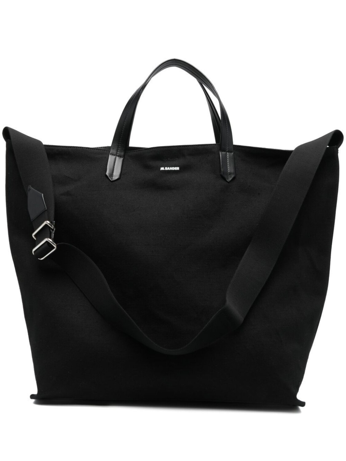 

Jil Sander сумка-тоут с логотипом, черный