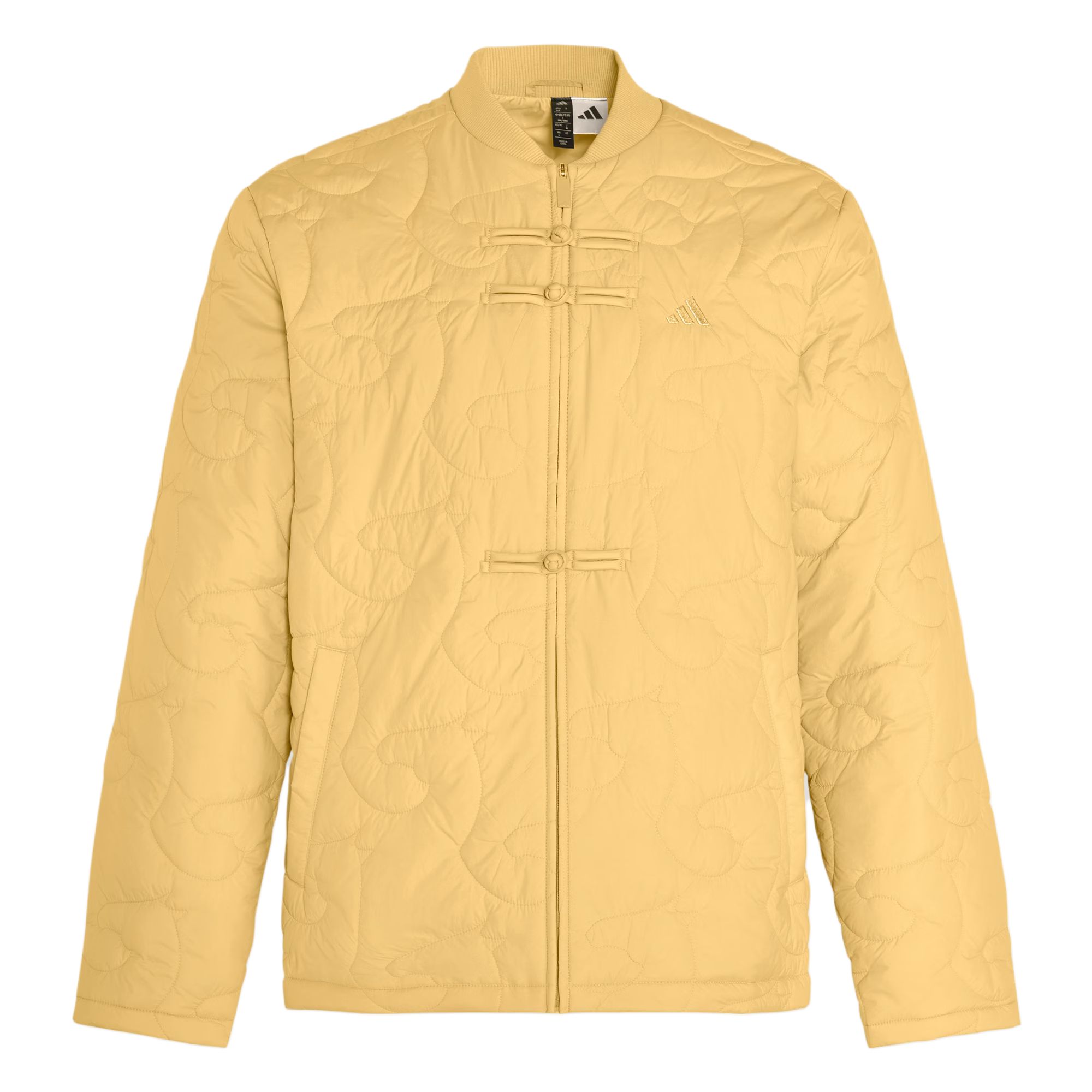 

Современная утепленная куртка-пуховик CNY FW25, унисекс Adidas, oat