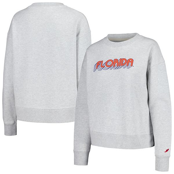 

Женский свитшот Boxy Pullover Florida Gators Ash Unbranded