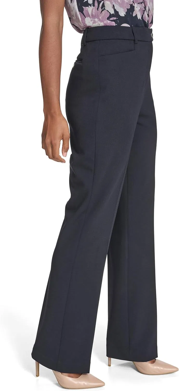 Женские классические брюки прямого кроя Calvin Klein Lux Suit Pant — фото 3