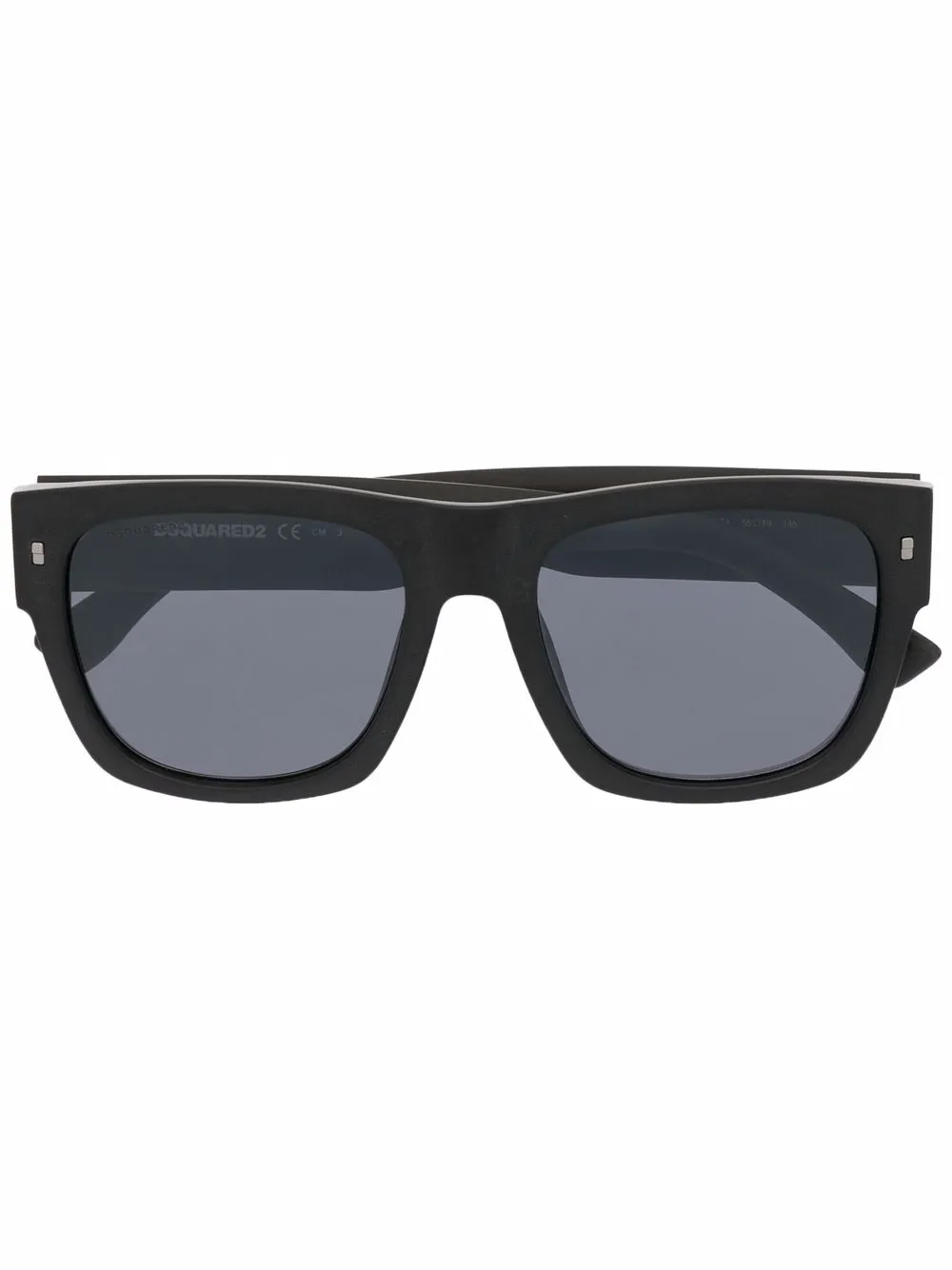 

Солнцезащитные очки в квадратной оправе DSQUARED2 EYEWEAR, черный