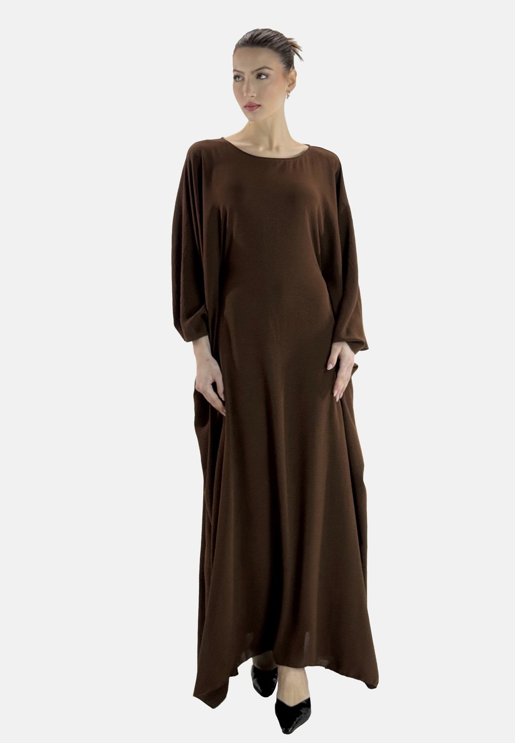 

Платье макси ABAYA Elara, коричневый