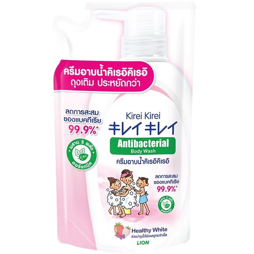 

Kirei Kirei Антибактериальный гель для душа Healthy White Refill 400 мл, White