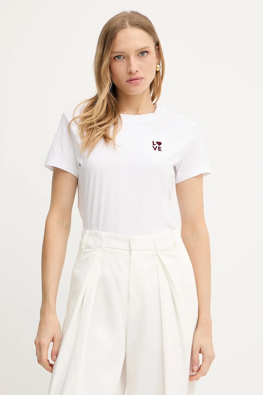 

Хлопковая футболка Boss Orange, белый