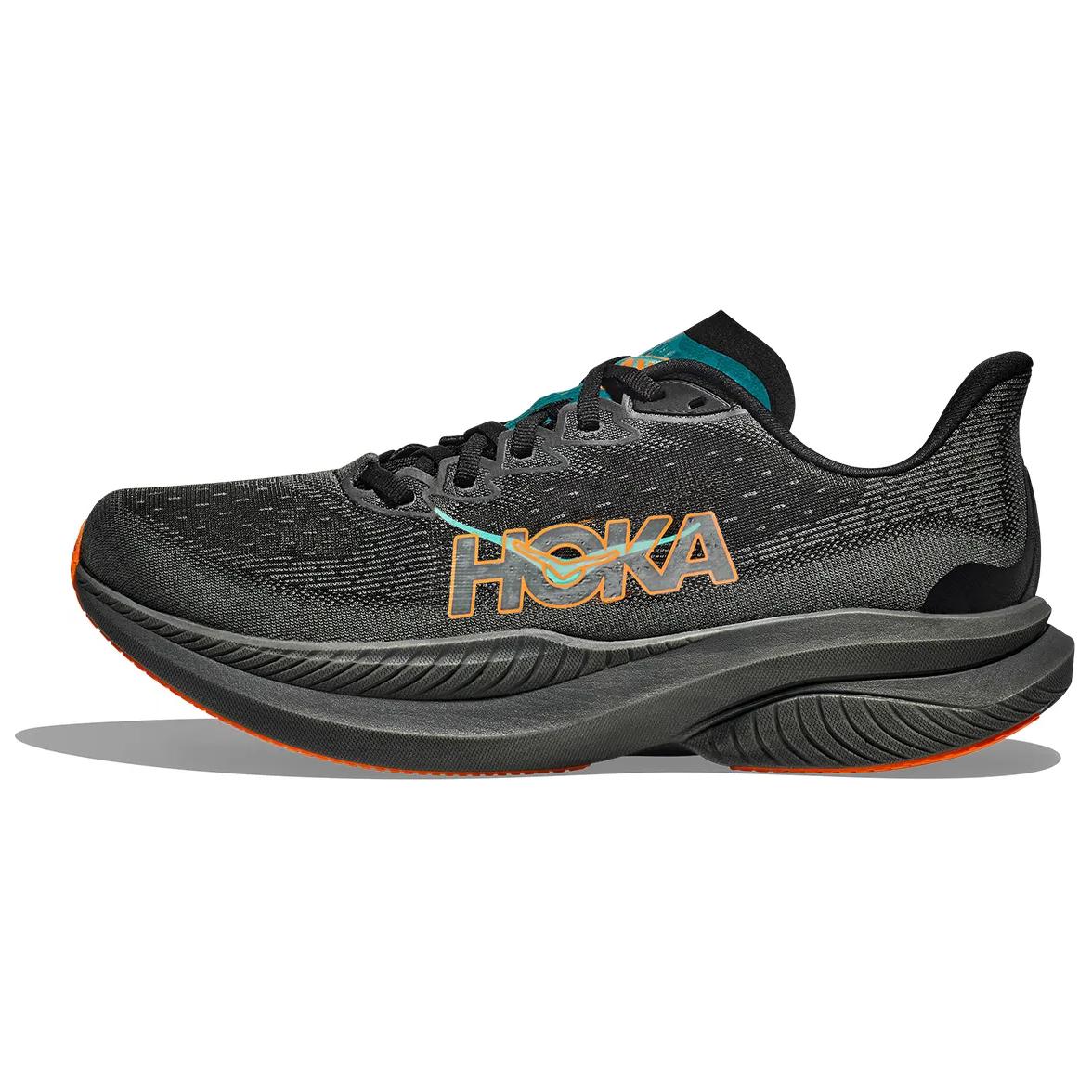 

HOKA ONE ONE Кроссовки MACH 6 с низким верхом, противоскользящие, износостойкие, мужские, черные