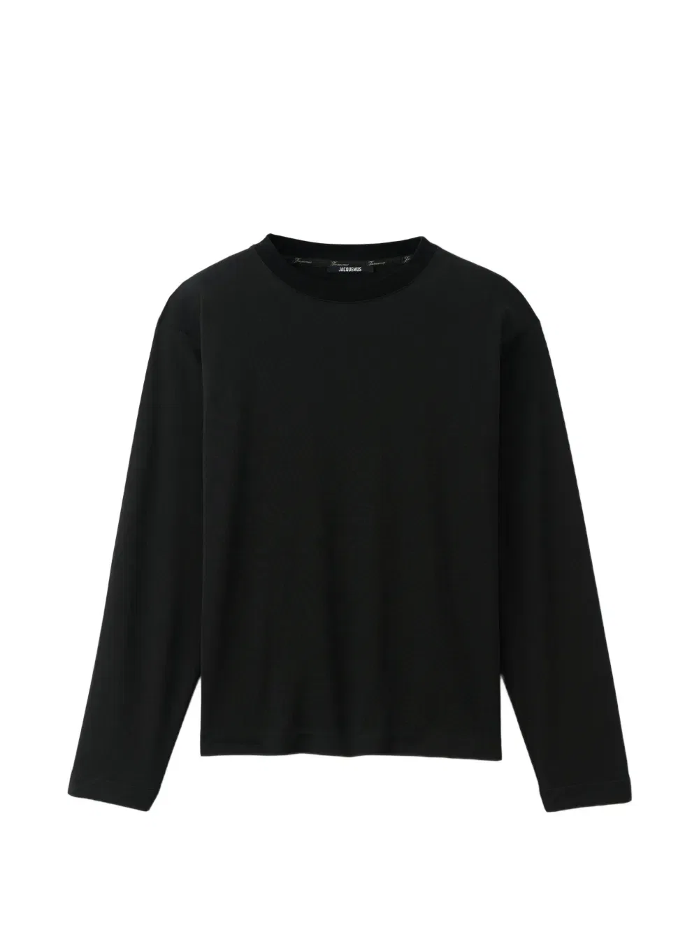 Футболка Rond Carre с длинными рукавами Jacquemus, черный