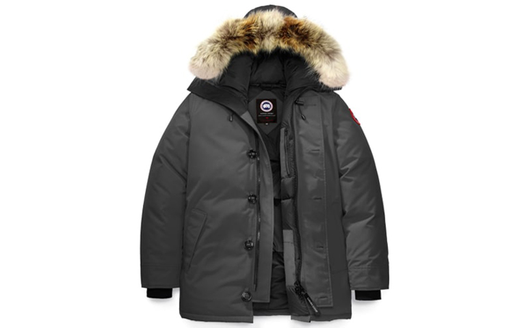 

Мужской пуховик Canada Goose, цвет graphite color