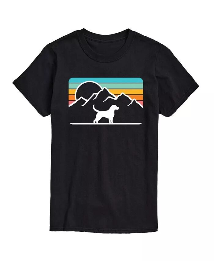 

Мужская футболка с короткими рукавами Hybrid Apparel Mountain Dog AIRWAVES, черный