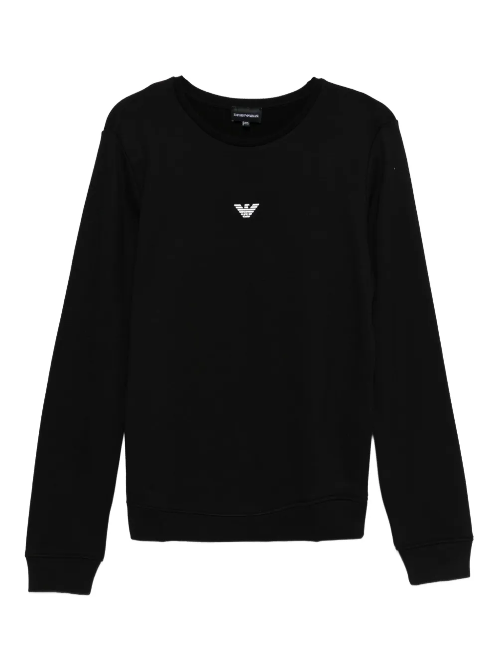 

Толстовка с логотипом орла Emporio Armani Kids, черный