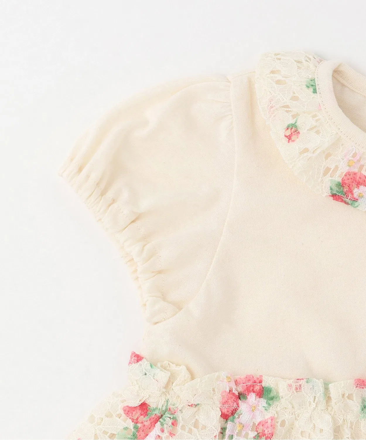 Комбинезон Wild Strawberry Lace Shortalls [Органический] [Сделано в Японии] — фото 4