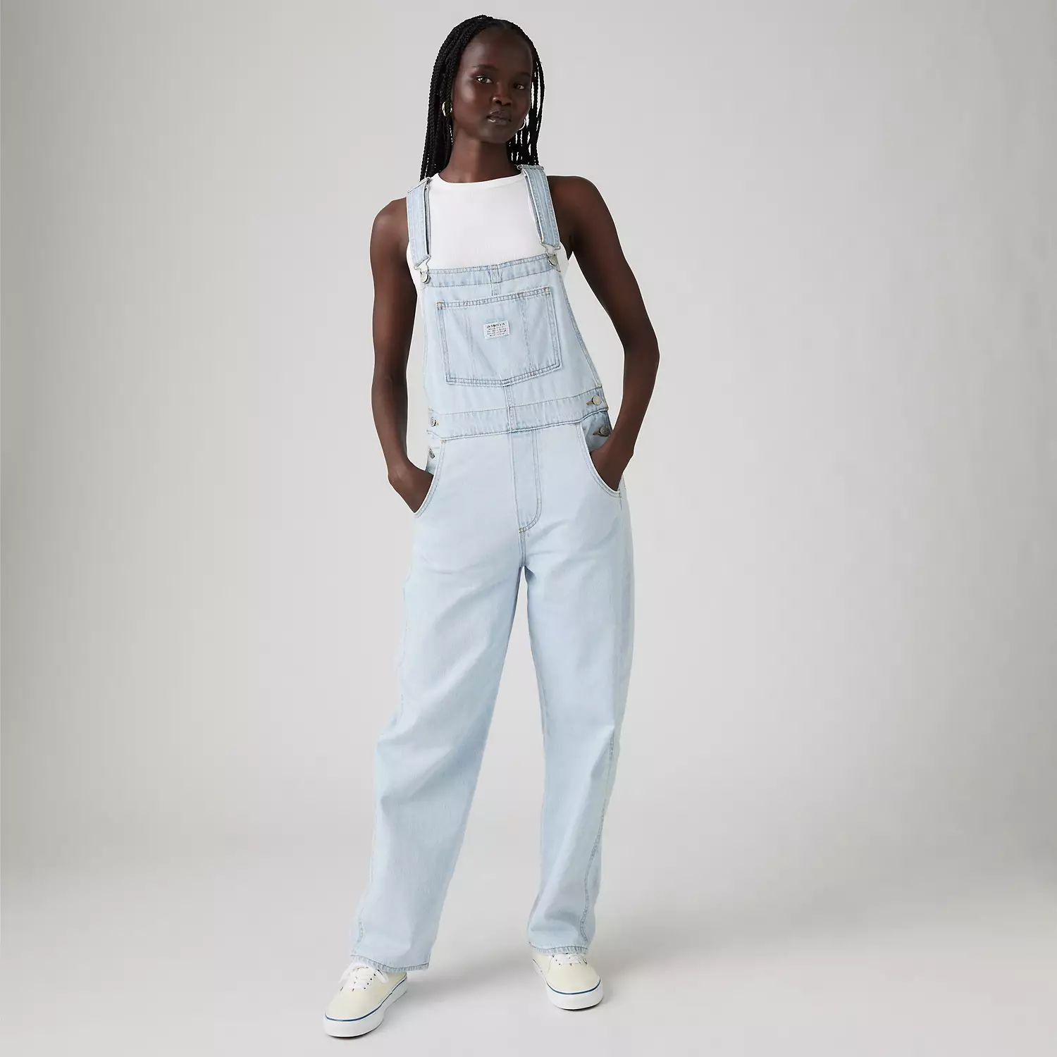

Винтажный женский комбинезон Levi's, цвет Never Going To Change - Light Wash