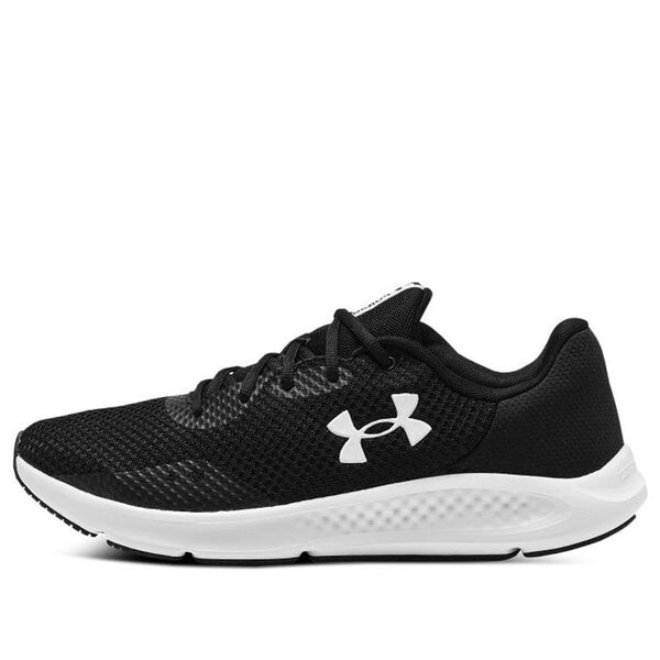 

Кроссовки charged pursuit 3 'black white' Under Armour, черный