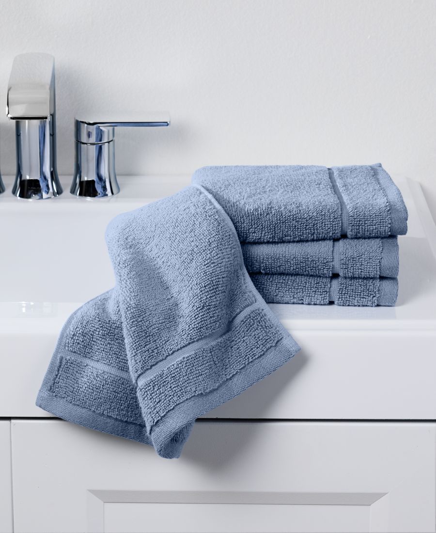 Набор из 4 быстросохнущих мочалок, эксклюзивно в macy's. Arch Studio, Chambray — фото 2