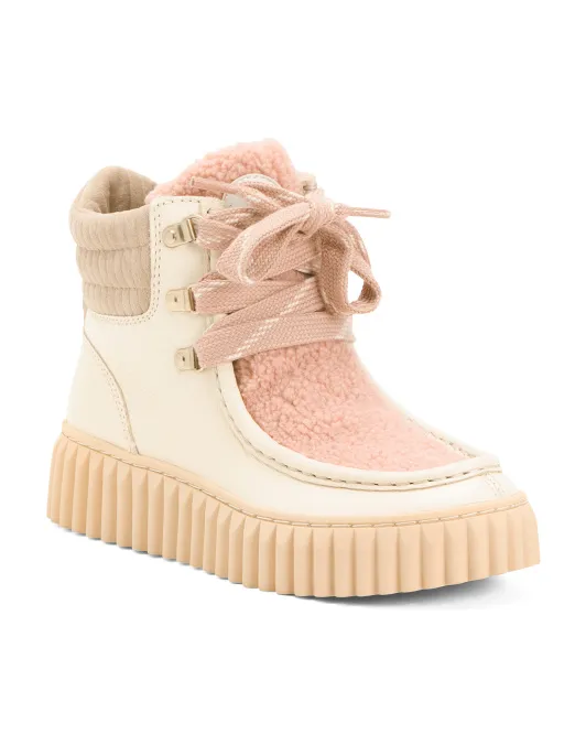 

Уютные кожаные ботильоны Fay Sam Edelman, слоновая кость