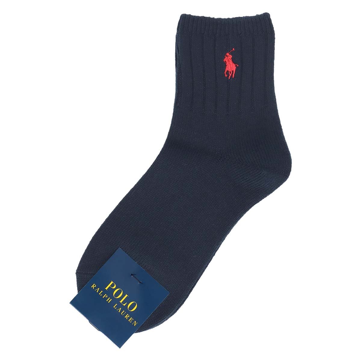 Новые низкие носки с вышивкой в одну точку. Polo Ralph Lauren, 68. Navy — фото 2