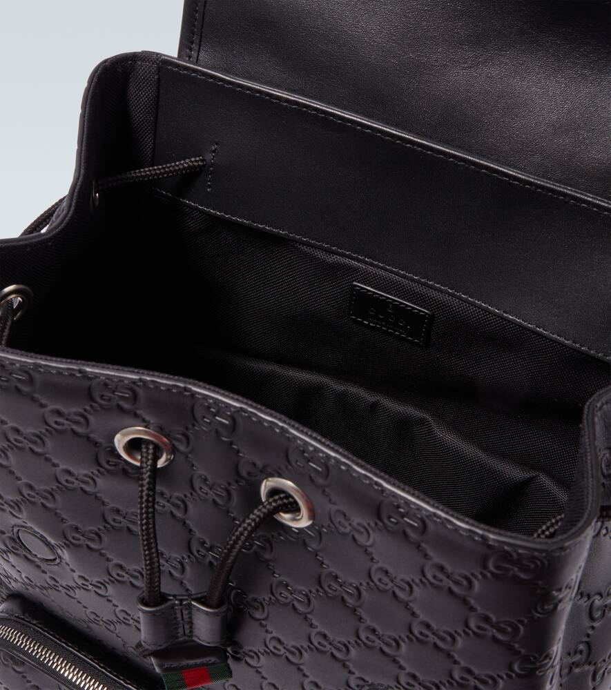Рюкзак мужской Gucci GG натуральная кожа, мультиколор — фото 4