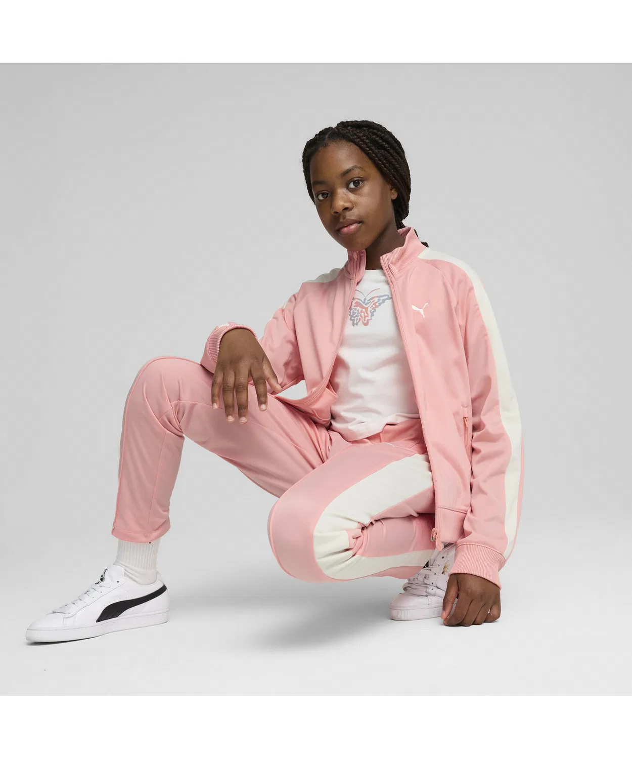 Куртка PUMA T7 Always On Track Jacket для девочек, черная — фото 3