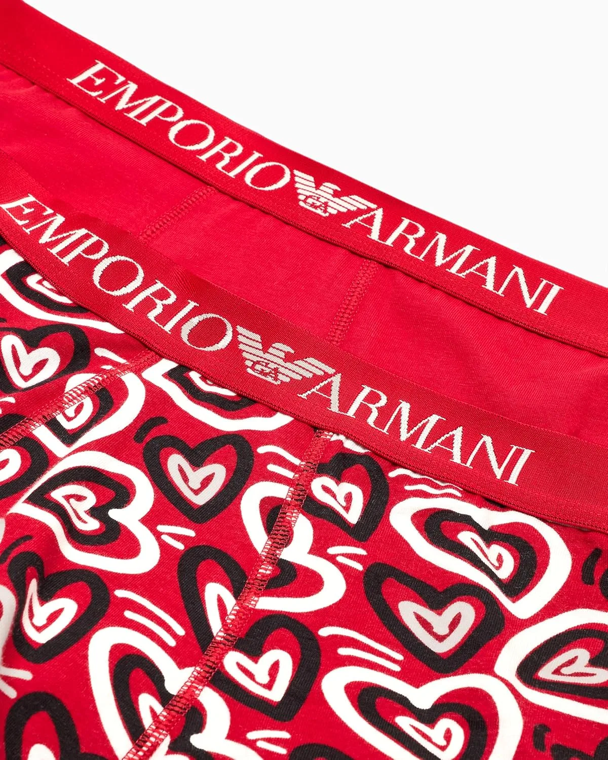 Трусы Emporio Armani, Print Hearts/Scooter — фото 3
