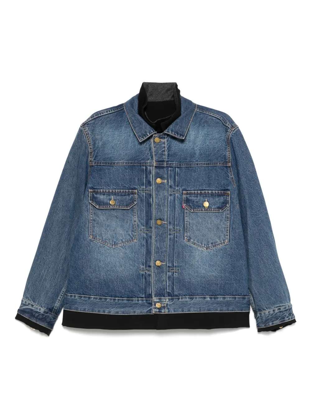 

Джинсовая куртка SACAI, черный