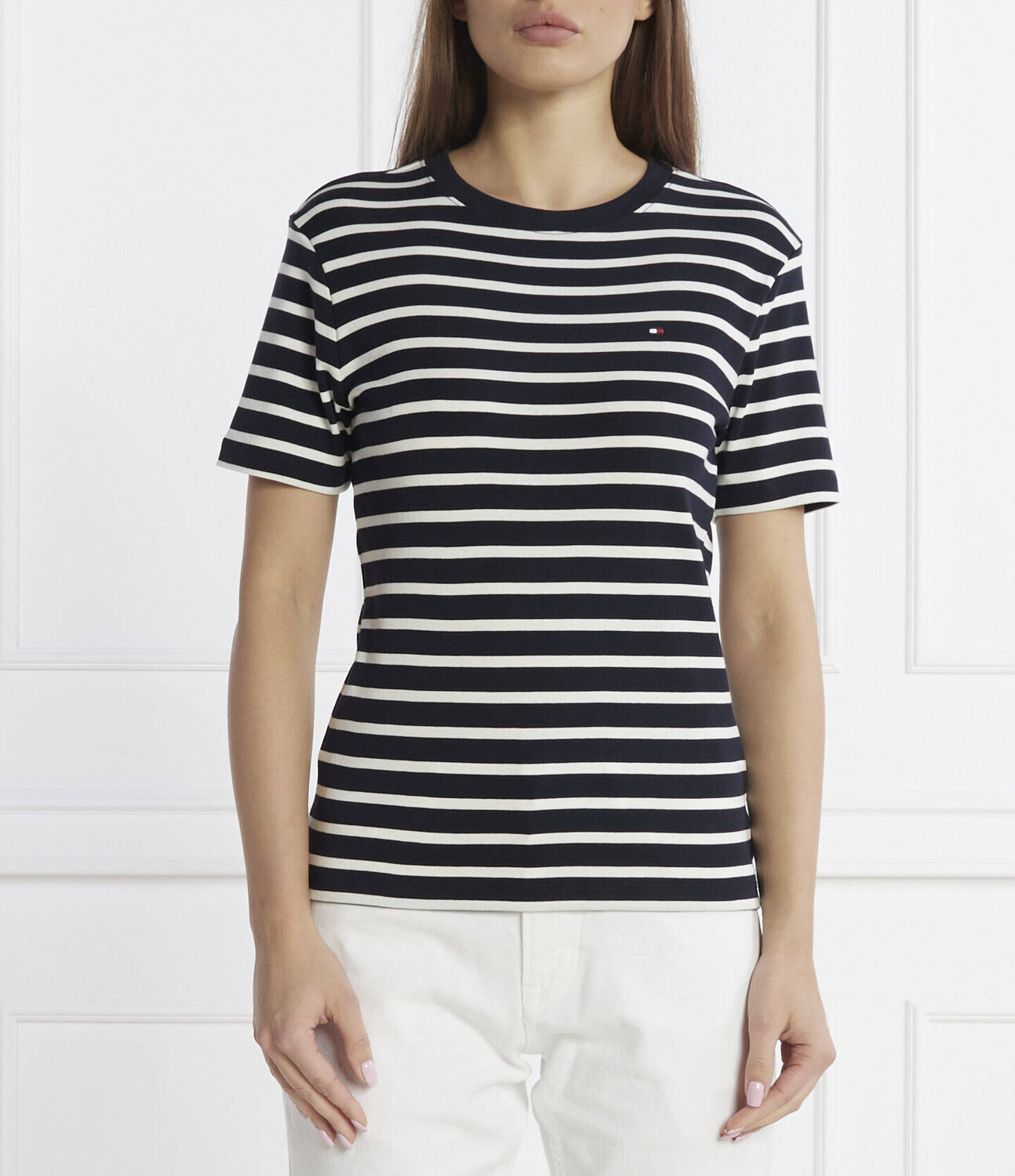 

Футболка Tommy Hilfiger Slim Fit, черный