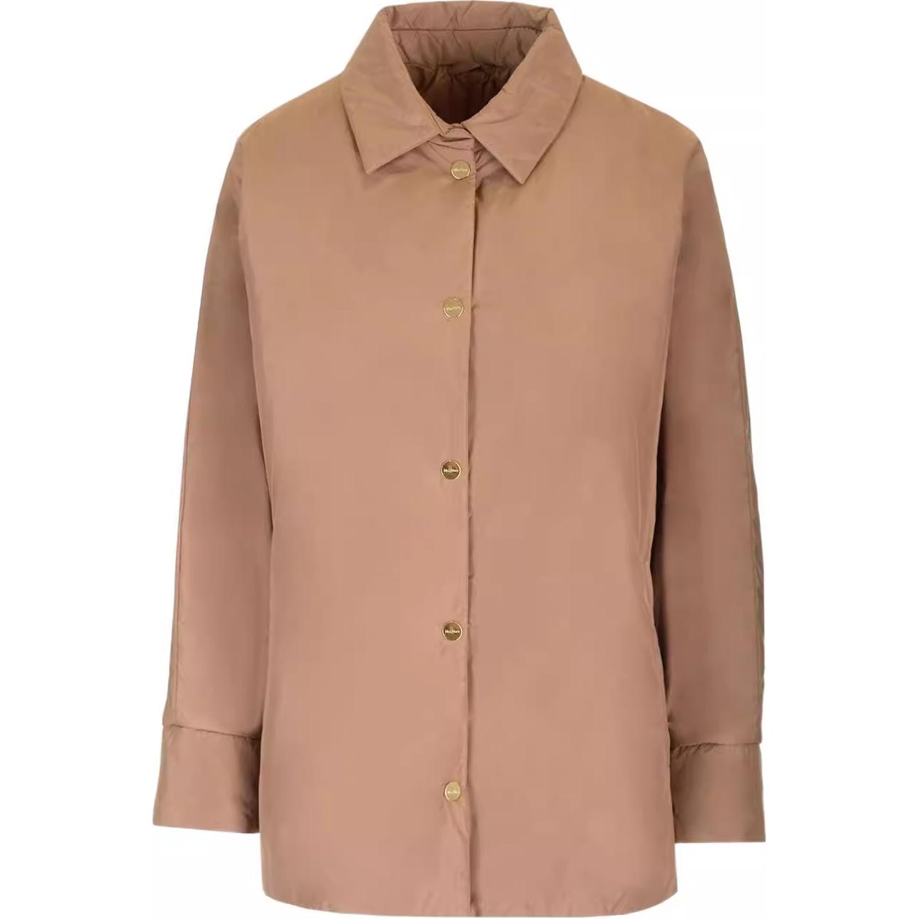 

MaxMara Куртка с длинными рукавами и кубическими пуговицами, Light Brown