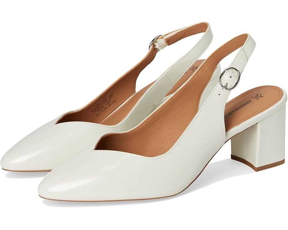 

Сандалии Johnston & Murphy Vicki Slingback Pump, цвет Bone Italian Pearlized Patent Leather