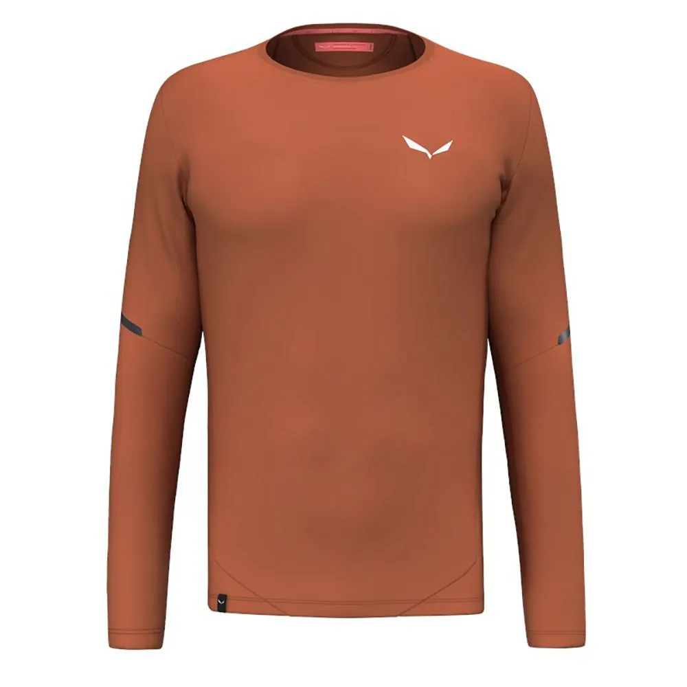 

Футболка Salewa Pedroc Dry long sleeve, оранжевый