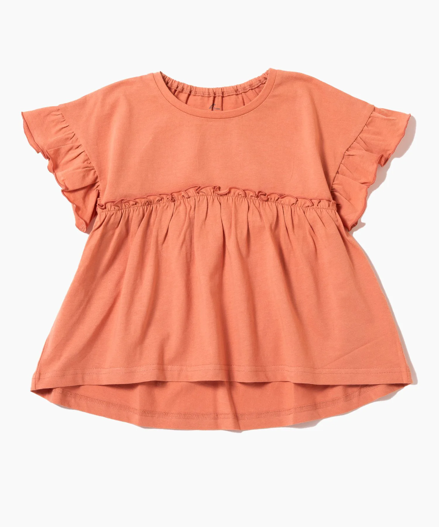 Футболка с дизайном «переключатель на груди» Ever Closet, Orange Pink — фото 3