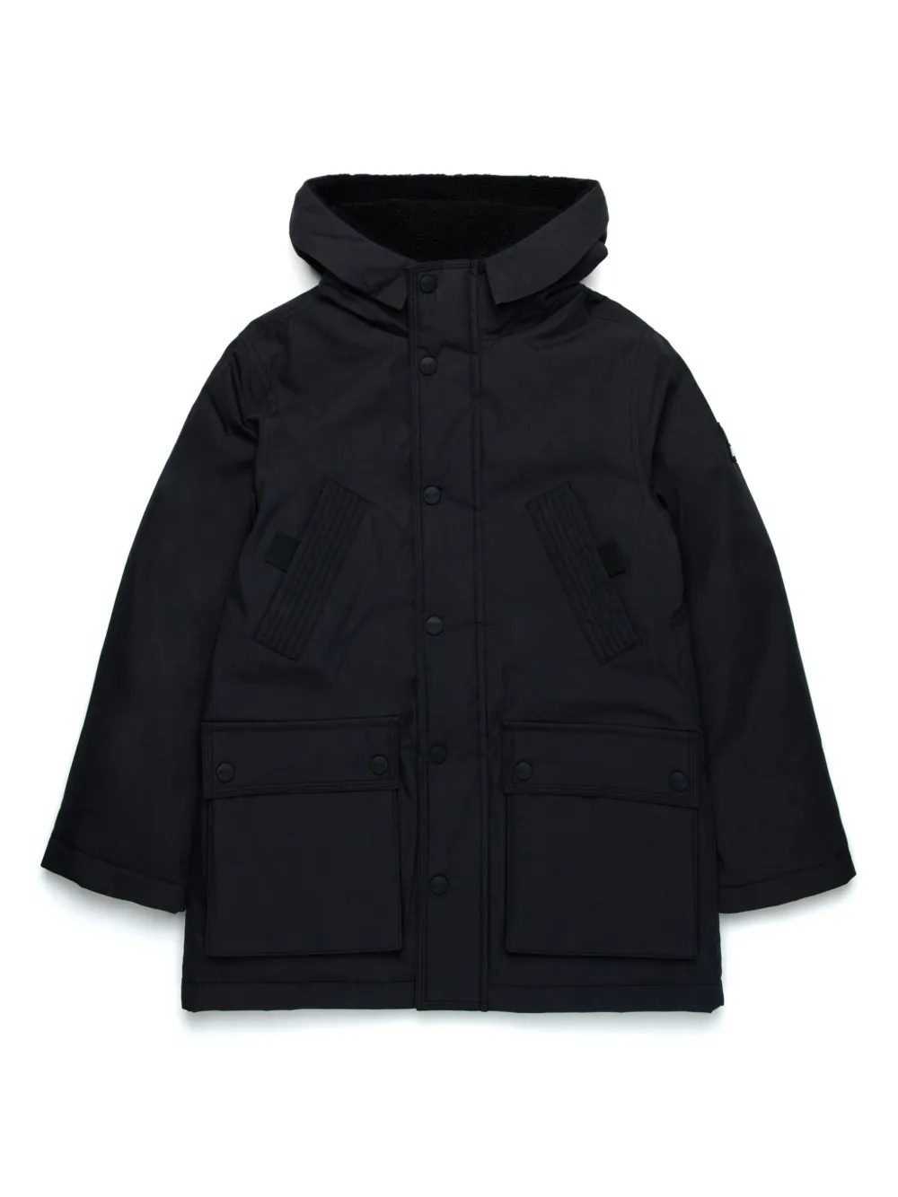 

Куртка с капюшоном и нашивкой-логотипом Diesel Kids, черный