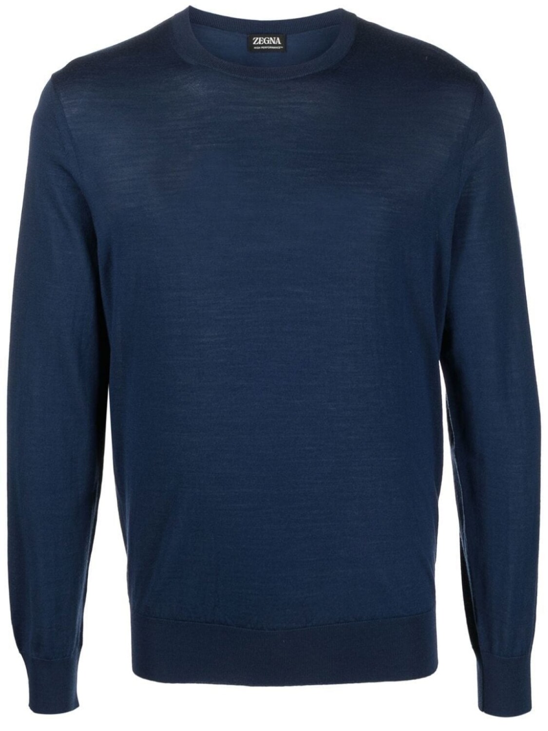 

Zegna шерстяной джемпер тонкой вязки, синий