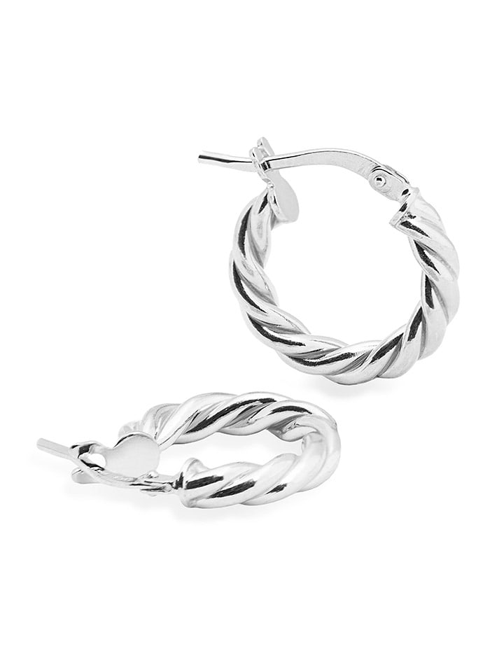 

Ania Kruk Серебряные серьги-кольца