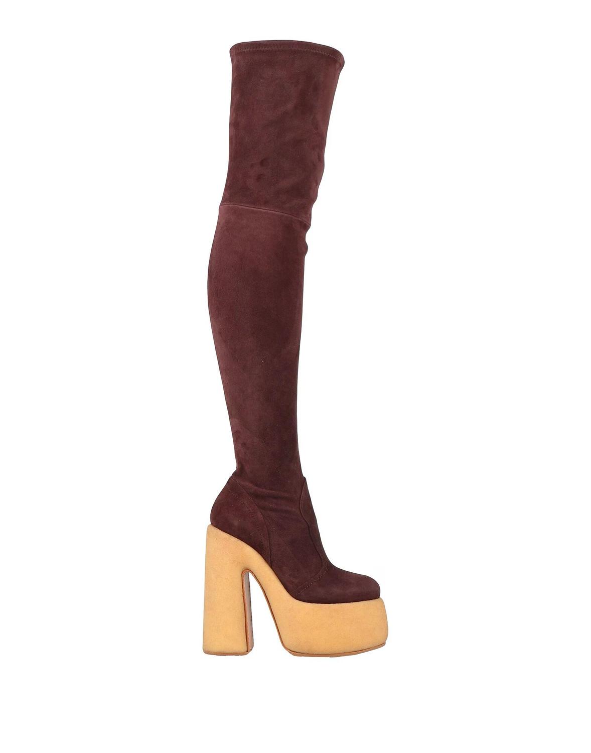 Ботинки Casadei, бордовый