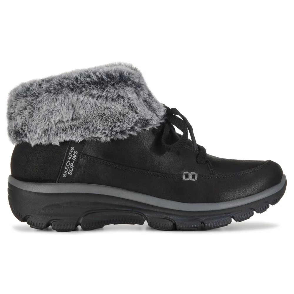 Женские ботинки Skechers для холодной погоды, черный — фото 3