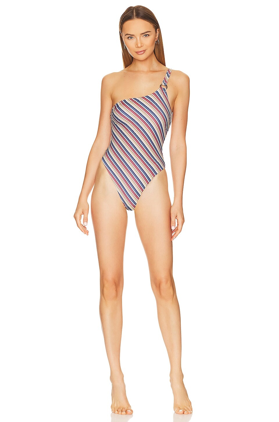 

Купальник House of Harlow 1960 x REVOLVE Burnie, цвет Vintage Blue Stripe